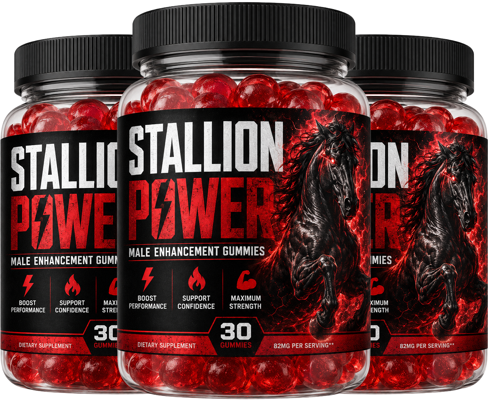 Stallion Power 3 bottles